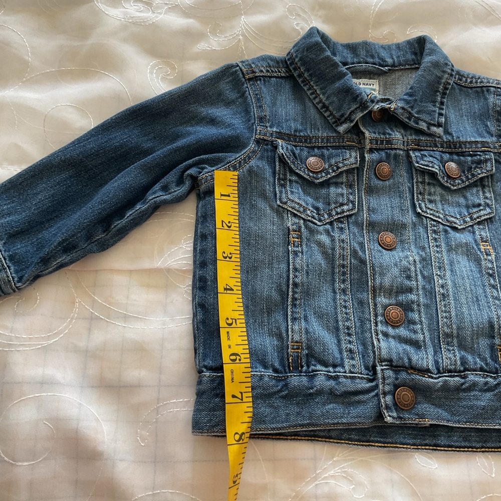 Old Navy Toddler Blue Size 18/24 Month Jean Style Jacket - Picture 6 of 13
